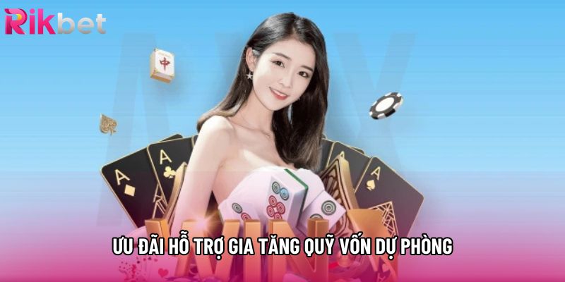 Ưu đãi hỗ trợ gia tăng quỹ vốn dự phòng Ưu đãi hỗ trợ gia tăng quỹ vốn dự phòng